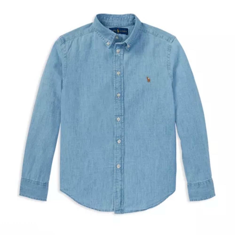 Polo by Ralph Lauren Boys Chambray Button-Down Shirt
